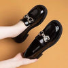Classic Slip-Resistant Soft-Sole Loafers - British-Inspired Women's Slip-On Dress Flats for Autumn