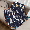 Twill Silk Square Scarf 90 x 90 cm (35.4 in) - Floral & Letter Print Women's Neck Kerchief Wrap