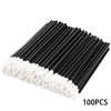 Disposable Lip Wands Applicators 100/200/300-Pack - Lipstick, Gloss & Mascara Brushes for Eyelash Extensions