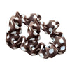 2-Pack/3-Pack Retro Leopard Print Thick Fabric Hair Loops – Elastic Hair Ties for Women