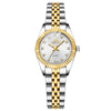 CHENXI Women's Gold Stainless Steel Quartz Watch – Small 26mm (1.02 in) Round Dial Dress Bracelet Wristwatch