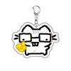 Funny Cat Meme Silicone Keychain Lanyard & Bag Charm – Cute Cat Pendant Gift for Women, Students & Best Friends