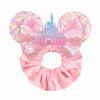 Disney Mouse Ears Sequin Velvet Bow Elastic Headband 4 in (10 cm) – Women's & Girls Party Hair Accessory