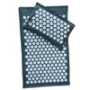 Acupressure Spike Mat Set 74 x 44 cm (29 x 17 in) with Pillow & Carry Bag – Natural Linen Buckwheat Massage Mat for Yoga & Pain Relief