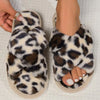 Women's Faux Fur Shearling Slippers — Cozy Indoor Slip-On with Instep & Toe Strap, EVA Sole