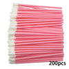 Disposable Lip Wands Applicators 100/200/300-Pack - Lipstick, Gloss & Mascara Brushes for Eyelash Extensions