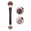 Double-Ended Angled Makeup Brush - Soft Synthetic Fiber for Foundation, Concealer, Blush & Bronzer