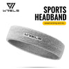 WRELS Moisture-Wicking Cotton Terry Sweatband — Unisex Athletic Headband for Running, Tennis & Gym