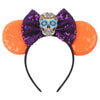 Disney Lilo & Stitch Mickey Mouse Ears Headband, Sequined 5-inch (12.7 cm) Bow Hairband for Women, Girls & Kids