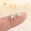 Sterling Silver Post Mini Stud Earrings for Women — Cute Heart, Star, Moon, Daisy & Butterfly Designs