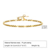 18K Gold Plated Paperclip Chain Bracelet for Women Adjustable Twist Link Chunky Stackable Layered Jewelry