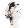 Satin Pre-Tied Turban Headband Paisley Print Soft Flexible One-Size Headscarf Chemo Cap Ladies Head Wrap Bandana