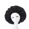 Large Satin Sleep Bonnet for Women - 42 cm (16.5 in) Silk Night Cap for Hair Protection