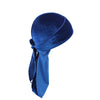 Unisex Velvet Longtail Pirate Hat Durag Bandana Headwrap - Breathable Soft Velvet - 46 x 105 cm (18.1 x 41.3 in) - 17 Colors