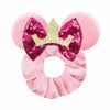 Disney Mouse Ears Sequin Velvet Bow Elastic Headband 4 in (10 cm) – Women's & Girls Party Hair Accessory
