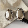 Geometric Metal Hoop Earrings for Women - Gold & Silver Tone Lightweight Everyday Jewelry