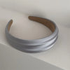 Wide Satin Headband for Women - High-Profile Fashion Hairband for Party & Everyday Wear