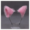 Lolita Plush Cat & Fox Ear Headband for Cosplay Anime Halloween Hair Hoop Headwear