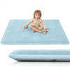 Large Non-Slip Thick Foam Baby Play Mat – Soft Coral Velvet Rug for Kids & Yoga, Living Room Floor Mat