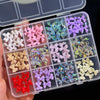 120-Pack 3D Gold Metal Nail Charms Bow Butterfly Diamond Star Nail Art Decorations