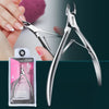 Professional Stainless Steel Cuticle Scissors - Precision Pointed Manicure & Pedicure Tool, Portable