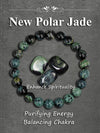 Natural Pyrite Bead Bracelet Unisex Healing Stone Jewelry for Wealth Abundance and Protection