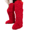 Women's Thigh-High Faux Fur Mongolian Boots - Over-the-Knee Winter Snow Boots with Non-Slip EVA Sole