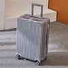 Aluminum‑Magnesium Alloy Trolley Luggage with Built‑In Cup Holder — 20–28 in (51–71 cm)