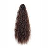 22-Inch (56 cm) Kinky Curly Drawstring Clip-In Ponytail - Long Synthetic High-Temperature Fiber Hair Extension for Women