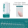600-Piece Full Cover False Nail Tips Acrylic Nail Capsules Clear Semi-Matte Stiletto Coffin Almond Square Oval