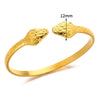Gold Stainless Steel Snake Cuff Bracelet for Women - Vintage Aesthetic Charm Bangle, Daily Wear Gift
