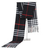 Faux Cashmere Plaid Scarf, Warm Winter Shawl, Unisex Large 180 x 30 cm (71 x 12 in)