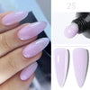 15ml (0.5 fl oz) Quick Extension Gel Nail Polish Nude Milk White Builder Hard Gel Varnish UV/LED