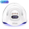 UV LED Nail Lamp 81-LED Nail Curing Lamp for Gel Polish Auto Sensor 4-Timer for Salon & Home