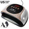 57-LED UV/LED Gel Nail Lamp with LCD Timer, Quick-Dry Curing Light for Gel and Acrylic Manicures