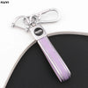 TPU Rotating Car Key Ring - Durable Rubber Keychain for Men & Women Gift