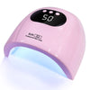 UV LED Nail Lamp 24-LED Gel Nail Dryer with LCD Timer & Detachable Base USB Nail Curing Light