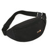 Women's Black Waist Bag Fanny Pack Crossbody Chest Phone Pouch Multifunctional Sport Belt Bag