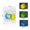 Universal Hair Clipper Guide Combs 1.5/3/4.5mm – Color-Coded Plastic Trimmer Guards (Green, Purple, Red)