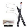 4D Microblading 4-Fork Eyebrow Pen – Waterproof Long-Lasting Tattoo Pencil Liquid Brow, 5g (0.18 oz)