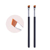Ultrathin Eyebrow Makeup Brush - Precision Synthetic Hair Brow Brush with Wood Handle