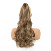 Clip-In Ponytail Extension for Women 22 in (56 cm) Body Wave Curly Claw Clip Synthetic Natural Look
