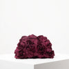 Elegant Rose Clutch Bag - Floral Kiss-Lock Evening Bag for Weddings & Parties