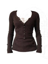 Women's Slim V-Neck Knit Sweater Pullover - Casual Autumn/Winter Thick Warm Jumper