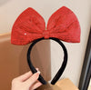 Disney Mickey Mouse Bow Headband for Girls, Cute Kids Hair Accessory for Parties & Everyday