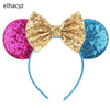 Disney Minnie Sequin Ear Headband with Polka Dot Bow, Girls & Women Party Hairband, Kids DIY Hair Accessory