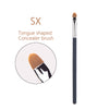 Ultrathin Eyebrow Makeup Brush - Precision Synthetic Hair Brow Brush with Wood Handle