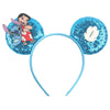 Disney Lilo & Stitch Mickey Mouse Ears Headband, Sequined 5-inch (12.7 cm) Bow Hairband for Women, Girls & Kids
