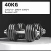 Adjustable Iron Dumbbells — 5–50 kg (11–110 lb) Each, Up to 100 kg Pair | Fast-Adjust Strength Training