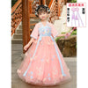 Girls' Summer Hanfu Princess Dress – Long Fairy Party Costume for Kids